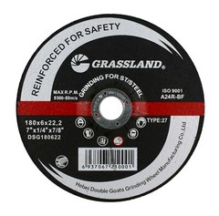 Grinding Disc, Stainless Steel Grinding wheel – 7″ x 1/4″ x 7/8″ – T27