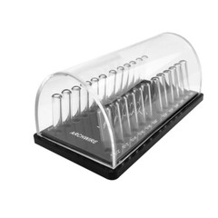 Dental Orthodontic Arch Wire Organizer Storage Box Placing Brackets Round Case