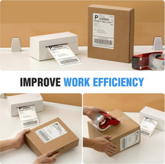 4×6 Thermal Labels Fanfold 500-Pack Crisp Prints Thermal Shipping Labels 4×6 Com