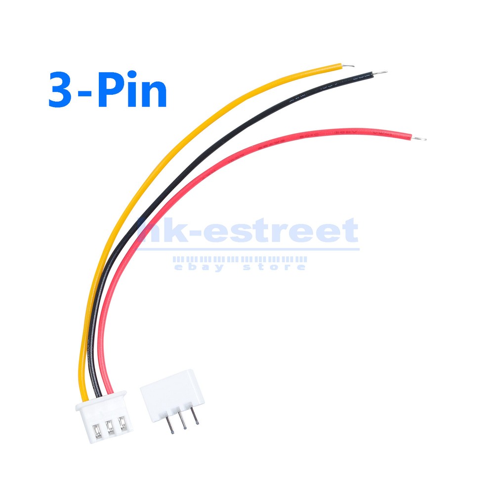 JST XH2.54mm 3 Pin 10/20/30cm Wire Cable Connector Male Female Plug Socket Lot