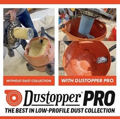 OFFICIAL Dustopper PRO – Low-Profile Dust Separator for Wet/Dry Vacs – Full Unit