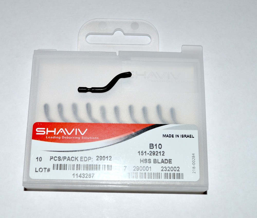 Shaviv B10 Cutter Deburring Blade Pkg of 10 #29012