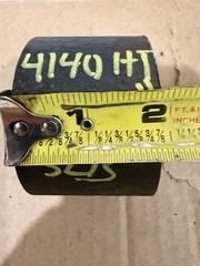 One Piece 4140 Hot Rolled Steel Bar Round Stock Heat Treated 3” OD x ~1 3/4”