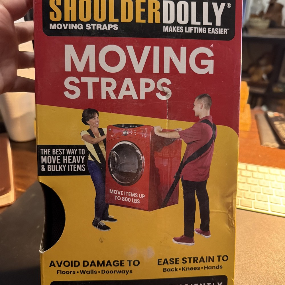 Shoulder Dolly Moving Straps Lifting System – 800 lb Capacity