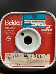 BELDEN 83025 – Lead Wire, #22 Str SPC, TFE Ins, AWM 1180 700Ft.