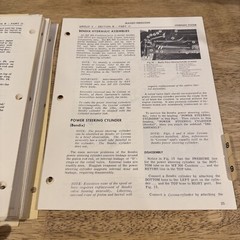 Vintage Massey Ferguson MF 300 Combine Service Manual 19966/1967