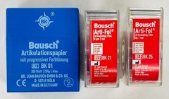 Bausch Articulating Papers BK21,BK25&BK1