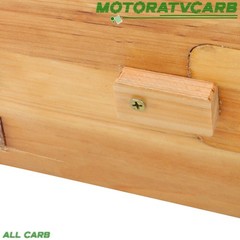 ALL-CARB Bee Hive 10 Frame Bee Box Starter Kit Beeswax Coated Fir Wood & Window