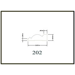 7/8 In. X 2-5/8 In. X 8 Ft. Basswood Wood Casing/Chair Rail Moulding