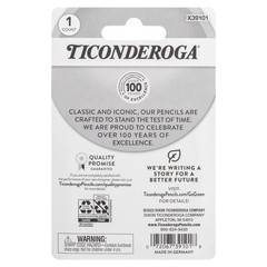Ticonderoga My First Pencil Sharpener, 1 Hole, Large Barrel, Yellow/Green, Pa…