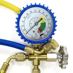 Mini Split 5/16 In. R410a Low Side Suction Charging Service Gauge Hose Set Port
