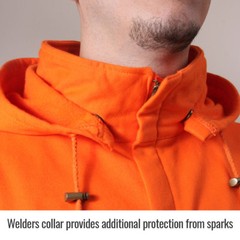 Revco Black Stallion FR Hooded Sweatshirt Orange Reflective Safety Stripes