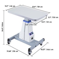 UCanSee Optometry Lift Electric Fluctuating Table, 22.83in x 15.75in Tabletop