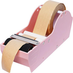 Water Activated Gummed Kraft Paper Tape Packaging Dispenser 3 Inch for Shipping,