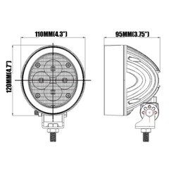 LED Flood Work Light for John Deere 5320,5325,5420,5425,5520,5525,5603,5625,6120