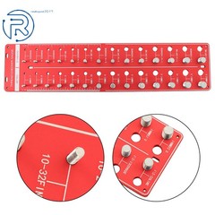 Nut and Bolt Thread Checker 28 Thread Identifier Gauge Inch and Metric Screw