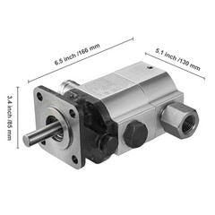 VEVOR Hydraulic Wood Log Splitter Pump Kit Gear Pump 13GPM 2 Stage with Coupling