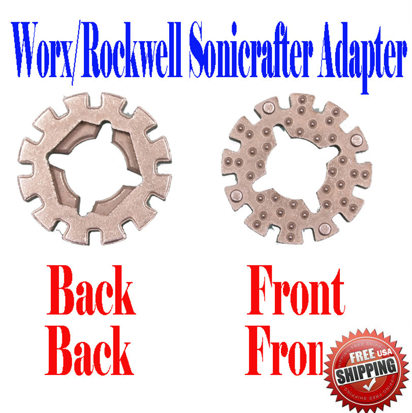 For Worx Rockwell Sonicrafter Arbor Adapter Oscillating Multi Tool Blade Fit