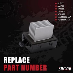 Fan Blower Motor Resistor Compatible with Vehicle Fusion 2010-2012, MKZ 2010-201