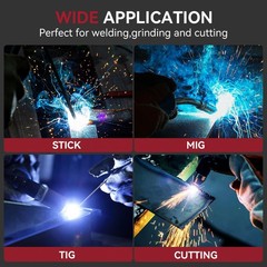 Auto Darkening Welding Mask 4 Arc Sensors 1/25000s Response UV/IR Protection​