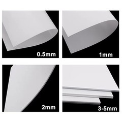 White/Black/Beige ABS Plastic Sheet Plastic Plate Board DIY Model Thick 1mm-40mm