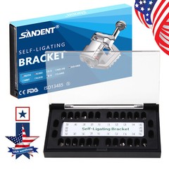 Dental Orthodontic Self-Ligating Brackets Braces Roth 022 Hooks 345 Buccal Tubes