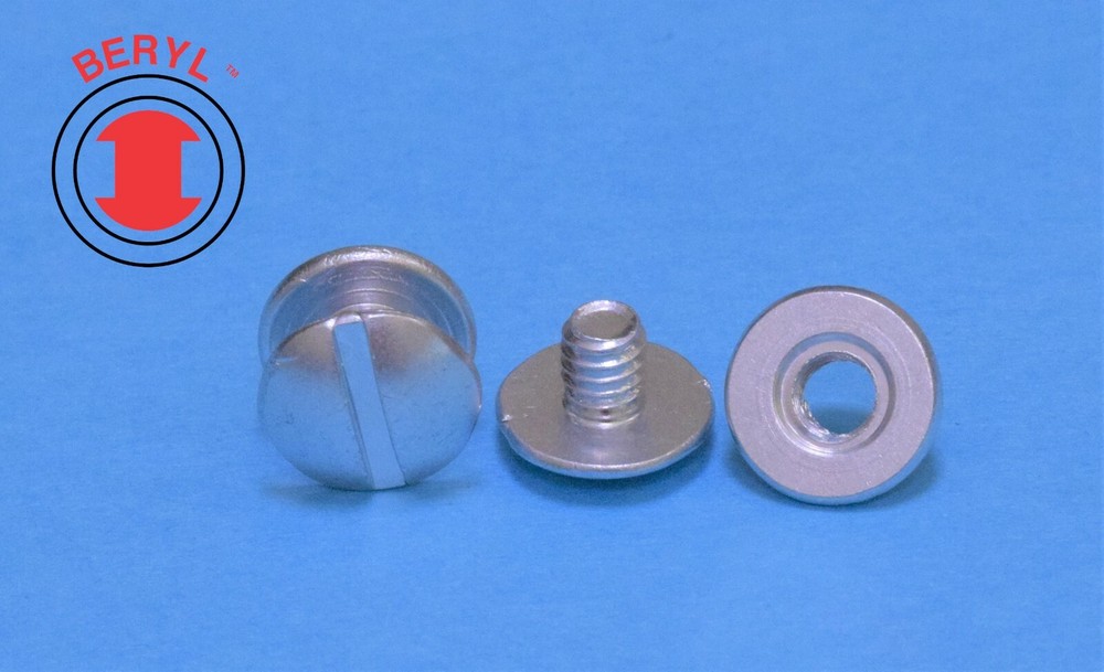 Aluminum 5050/5052 Binding Post & Matching Screw #8-32 X 3/8″ Open – 25sets