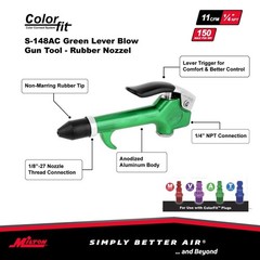 Milton S-148AC Blowgun Lever Hook Style 1/4″ NPT A Style Compatible Rubber Tip