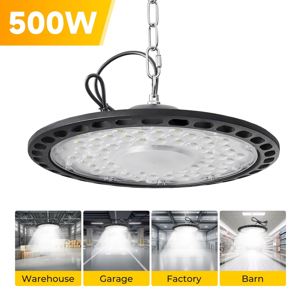 500W UFO LED High Bay Light Industrial Warehouse Factory Shop Bay Lighting