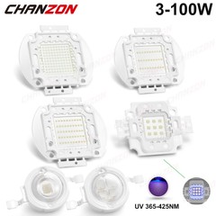 3W 5W 10W 20W 30W 50W 100W High Power Uv Ultraviolet Smd Led Chip Bulb Diode