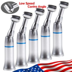Dental Slow Low Speed Handpiece Contra Angle Push Button E-type Attach NSK STYLE
