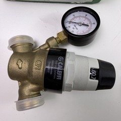 Caleffi 535351HA 535H Reducing Valve ASSE 1003, Female 3/4″ NPT w Pressure Gauge