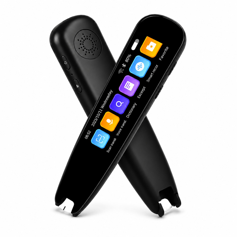 AI Smart Translator Pen Scanner, Voice & Text Translation Reader, Offline Device