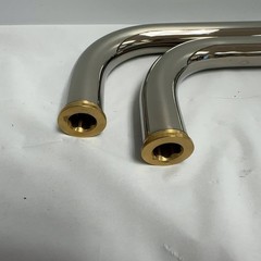 Signature Hardware Freestanding Tub Supply Lines Polished Nickel NB-116PN-U