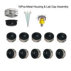 10Pcs Dental Abutment Retention Caps Inserts Used For Locat0r System