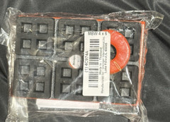 Mason 4C974A 6″ L x 4″ W 1200# Max Neoprene Vibration Isolation Pad w/ Ring