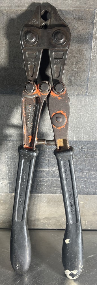 National Telephone Supply Co. Nicropress 51 plum Oval Manual Swaging Tool. ID #1