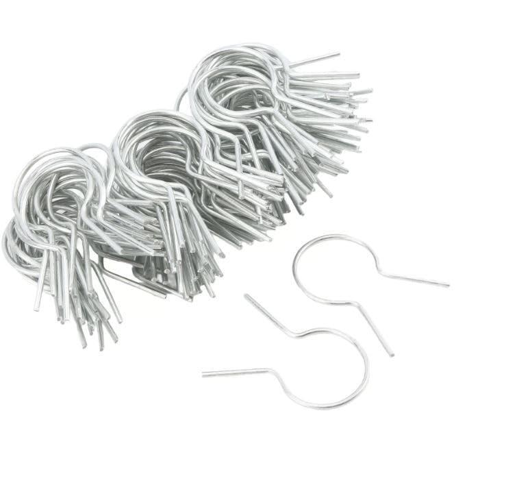 EZ Twist 1 5/8″ OD x 9 Gauge Preformed Galvanized Steel Fence Ties – 100 Pack
