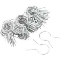 EZ Twist 1 5/8″ OD x 9 Gauge Preformed Galvanized Steel Fence Ties – 100 Pack
