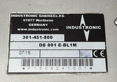 Industronic DS 001 E-BL1M Digital Intercom Station 301-451-800