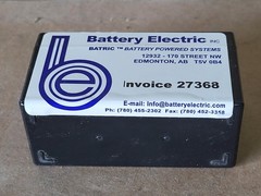 SURPLUS NEW Power Kingdom PS1.2-12 12 Volt 1.2 Ah Sealed Lead Acid Battery