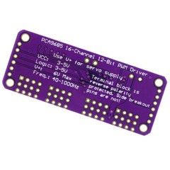PCA9685 16-Channel 12-Bit I2C PWM Servo Motor Driver Module For Arduino