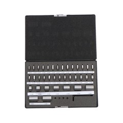 36 Pcs 0.050-1.0″ Steel Spacer Block Set in Fitted Case Fit For Set-up Work