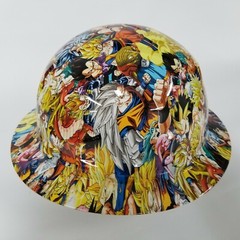 Customized Pyramex Full Brim DRAGON BALL ADULT hydro dipped Hard Hat
