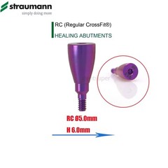Dental RC Healing Abutment Caps Screw Fit ITI Straumann Purple 4.5/5/6.0/6.5