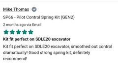 SDLE18 & SDLE20 Joystick Upgrade–Spring Mod w/Piston Protection
