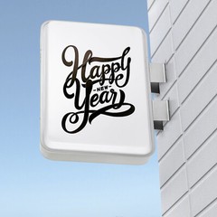 LED Rectangle Double-sided Advertising Light Box Illuminated Projecting Sign