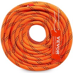 VEVOR Arborist Tree Climbing Rope Double Braid Polyester 3/8″ x 120′ 48-Strand