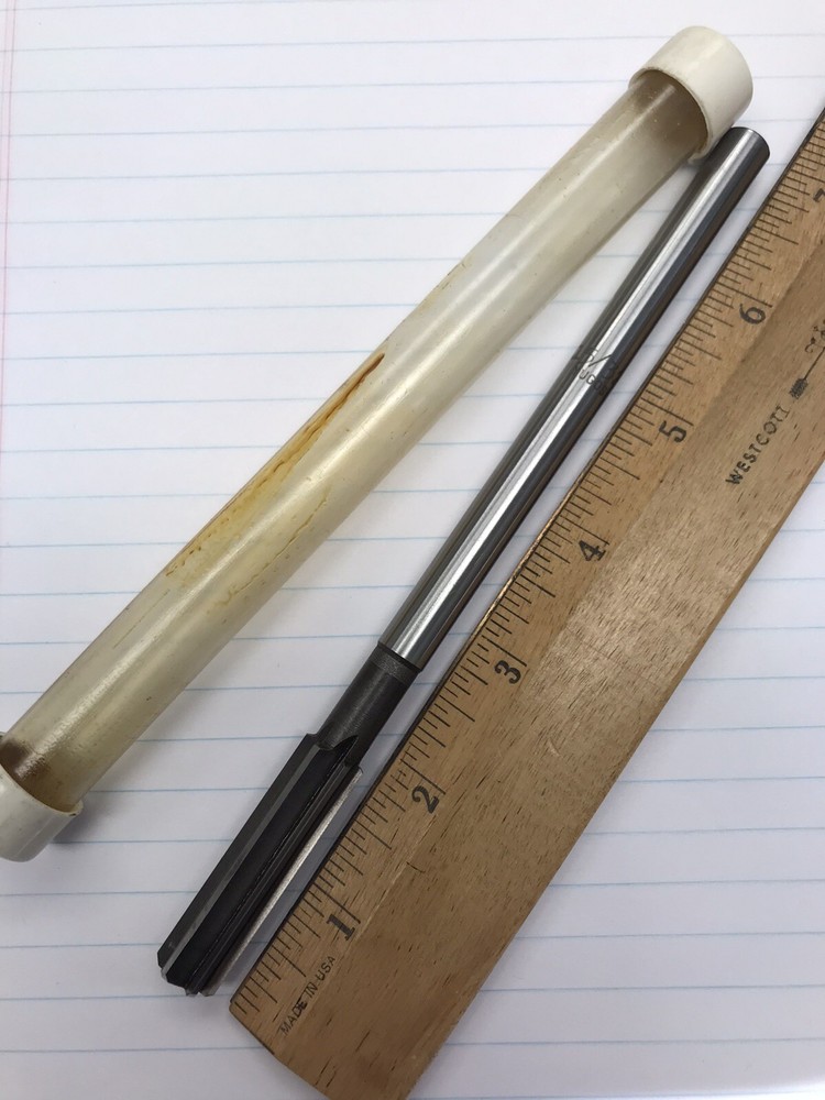 1 Pc. 15/32 HS SS 6 FLUTE CHUCKING REAMER. (loc stk)
