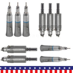 Dental Slow Speed Handpiece Contra Angle/Straight /Air Motor 4Hole NSK Style NEW